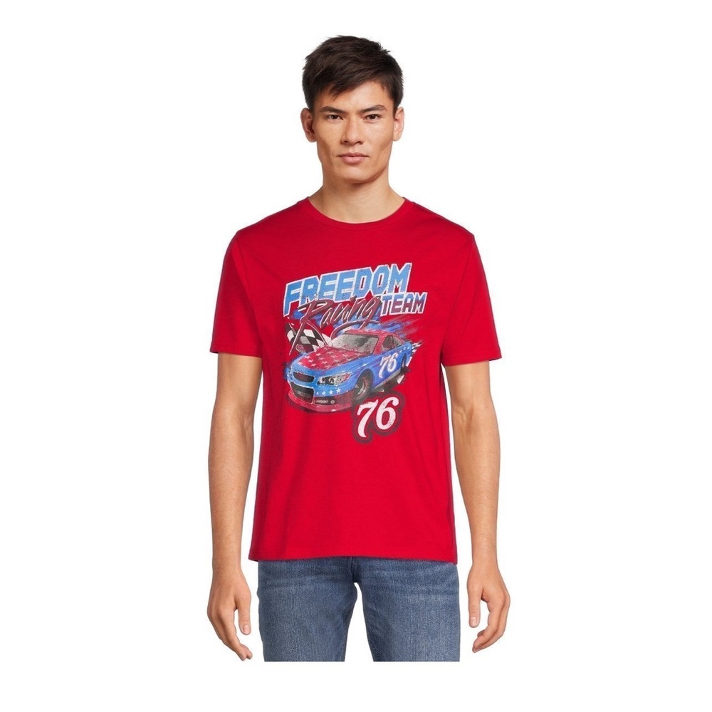 4th July Fredoom racing team men’s shirt